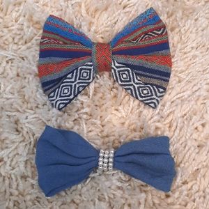 Hair clip bows